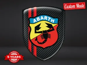 Fiat Abarth Auto Silikon Logo Max Haltbar Stilvoll Pro Leistung